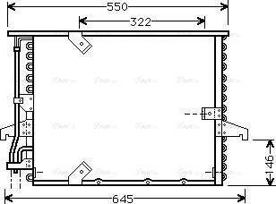 Ava Quality Cooling BW 5180 - Кондензатор, климатизация vvparts.bg