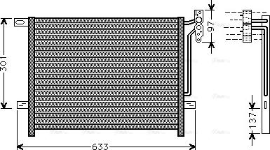 Ava Quality Cooling BW5397 - Кондензатор, климатизация vvparts.bg