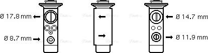 Ava Quality Cooling BW 1239 - Разширителен клапан, климатизация vvparts.bg