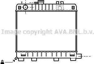 Ava Quality Cooling BW 2041 - Радиатор, охлаждане на двигателя vvparts.bg