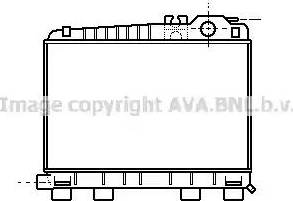 Ava Quality Cooling BW 2043 - Радиатор, охлаждане на двигателя vvparts.bg