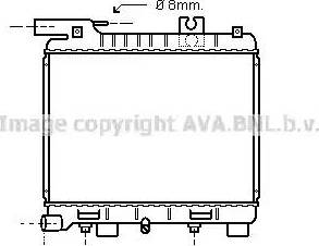 Ava Quality Cooling BW 2056 - Радиатор, охлаждане на двигателя vvparts.bg