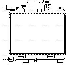 Ava Quality Cooling BW 2055 - Радиатор, охлаждане на двигателя vvparts.bg