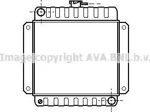 Ava Quality Cooling BW 2006 - Радиатор, охлаждане на двигателя vvparts.bg