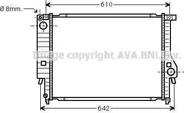 Ava Quality Cooling BW2158 - Радиатор, охлаждане на двигателя vvparts.bg