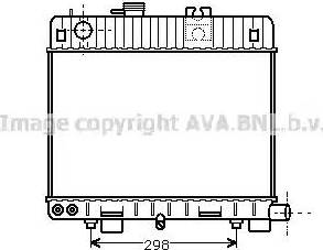 Ava Quality Cooling BW 2113 - Радиатор, охлаждане на двигателя vvparts.bg