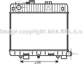 Ava Quality Cooling BW 2112 - Радиатор, охлаждане на двигателя vvparts.bg