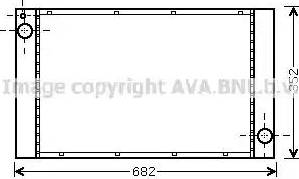 Ava Quality Cooling BW 2333 - Радиатор, охлаждане на двигателя vvparts.bg