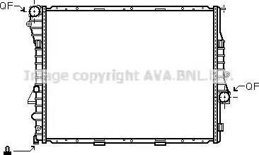 Ava Quality Cooling BWA2274 - Радиатор, охлаждане на двигателя vvparts.bg