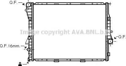 Ava Quality Cooling BW 2275 - Радиатор, охлаждане на двигателя vvparts.bg