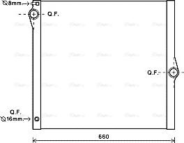 Ava Quality Cooling BWA2436 - Радиатор, охлаждане на двигателя vvparts.bg