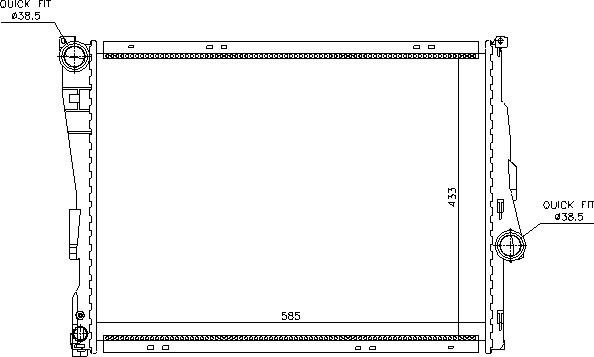 Ava Quality Cooling BWA2278 - Радиатор, охлаждане на двигателя vvparts.bg