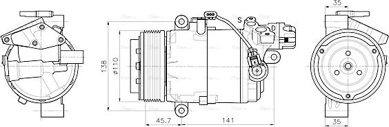 Ava Quality Cooling BWAK630 - Компресор, климатизация vvparts.bg