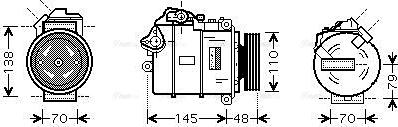 Ava Quality Cooling BWAK317 - Компресор, климатизация vvparts.bg