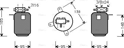 Ava Quality Cooling BW D028 - Изсушител, климатизация vvparts.bg