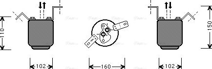 Ava Quality Cooling BW D224 - Изсушител, климатизация vvparts.bg