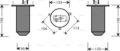 Ava Quality Cooling BW D221 - Изсушител, климатизация vvparts.bg