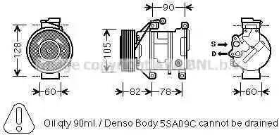 Ava Quality Cooling BW K316 - Компресор, климатизация vvparts.bg