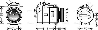 Ava Quality Cooling BW K317 - Компресор, климатизация vvparts.bg