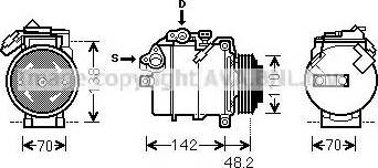 Ava Quality Cooling BWK385 - Компресор, климатизация vvparts.bg