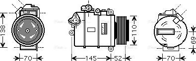 Ava Quality Cooling BW K336 - Компресор, климатизация vvparts.bg