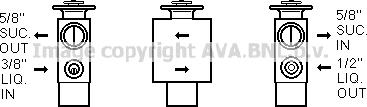 Ava Quality Cooling CL1005 - Разширителен клапан, климатизация vvparts.bg