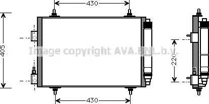 Ava Quality Cooling CN 5192 - Кондензатор, климатизация vvparts.bg
