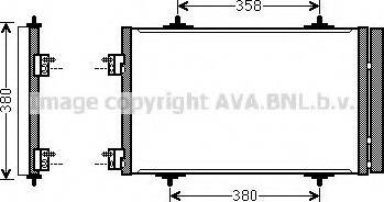 Ava Quality Cooling CN 5272 - Кондензатор, климатизация vvparts.bg