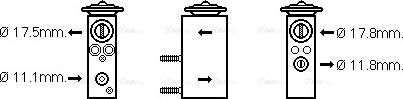 Ava Quality Cooling CN 1276 - Разширителен клапан, климатизация vvparts.bg