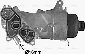 Ava Quality Cooling CN3309H - Маслен радиатор, двигателно масло vvparts.bg