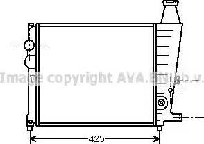 Ava Quality Cooling CN 2012 - Радиатор, охлаждане на двигателя vvparts.bg