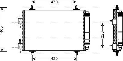 Ava Quality Cooling CNA5192D - Кондензатор, климатизация vvparts.bg