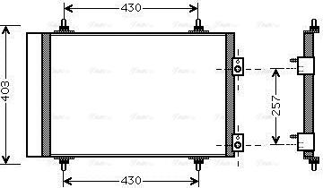 Ava Quality Cooling CNA5240D - Кондензатор, климатизация vvparts.bg