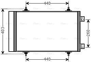 Ava Quality Cooling CNA5263D - Кондензатор, климатизация vvparts.bg