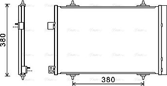 Ava Quality Cooling CNA5274D - Кондензатор, климатизация vvparts.bg