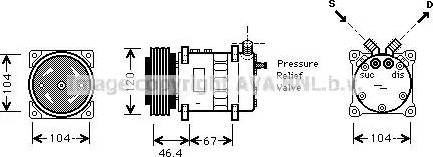 Ava Quality Cooling CN K210 - Компресор, климатизация vvparts.bg