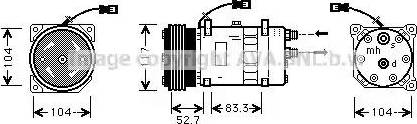 Ava Quality Cooling CN K222 - Компресор, климатизация vvparts.bg