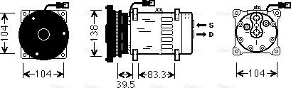 Ava Quality Cooling CPAK001 - Компресор, климатизация vvparts.bg