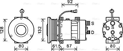 Ava Quality Cooling CPAK011 - Компресор, климатизация vvparts.bg