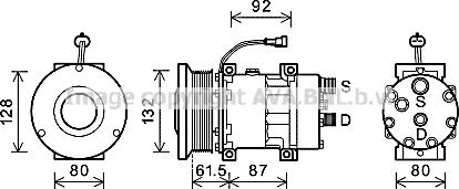 Ava Quality Cooling CPK011 - Компресор, климатизация vvparts.bg