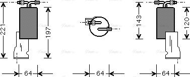 Ava Quality Cooling CR D066 - Изсушител, климатизация vvparts.bg