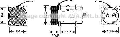 Ava Quality Cooling CSK002 - Компресор, климатизация vvparts.bg