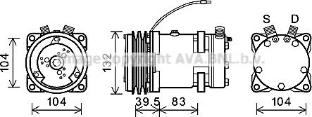 Ava Quality Cooling CSK007 - Компресор, климатизация vvparts.bg