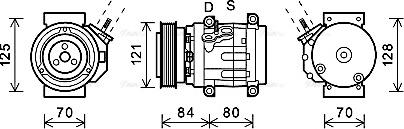 Ava Quality Cooling CTK037 - Компресор, климатизация vvparts.bg