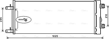 Ava Quality Cooling DF5071D - Кондензатор, климатизация vvparts.bg