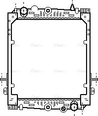 Ava Quality Cooling DF 2024 - Радиатор, охлаждане на двигателя vvparts.bg