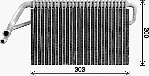 Ava Quality Cooling DFV089 - Изпарител, климатична система vvparts.bg