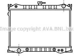 Ava Quality Cooling DN 2065 - Радиатор, охлаждане на двигателя vvparts.bg