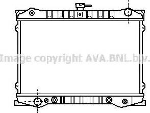 Ava Quality Cooling DN 2066 - Радиатор, охлаждане на двигателя vvparts.bg