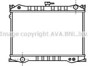 Ava Quality Cooling DN 2035 - Радиатор, охлаждане на двигателя vvparts.bg